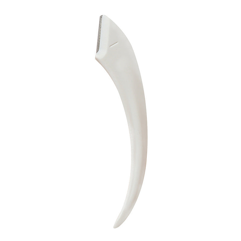 Eyebrow Trimming Knife With Comb Curved