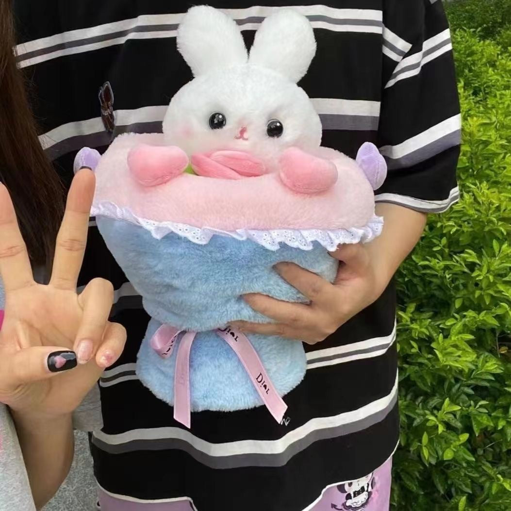 Bouquet Bear/ Rabbit Plush Doll