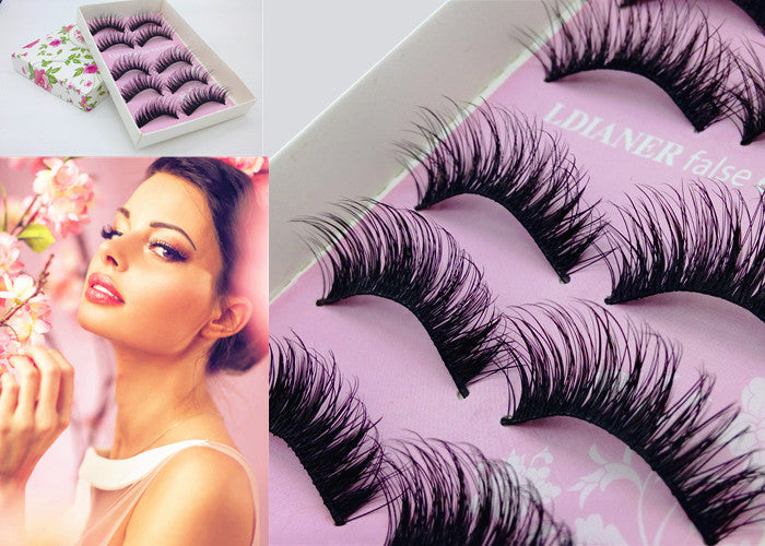 Thick eyelashes