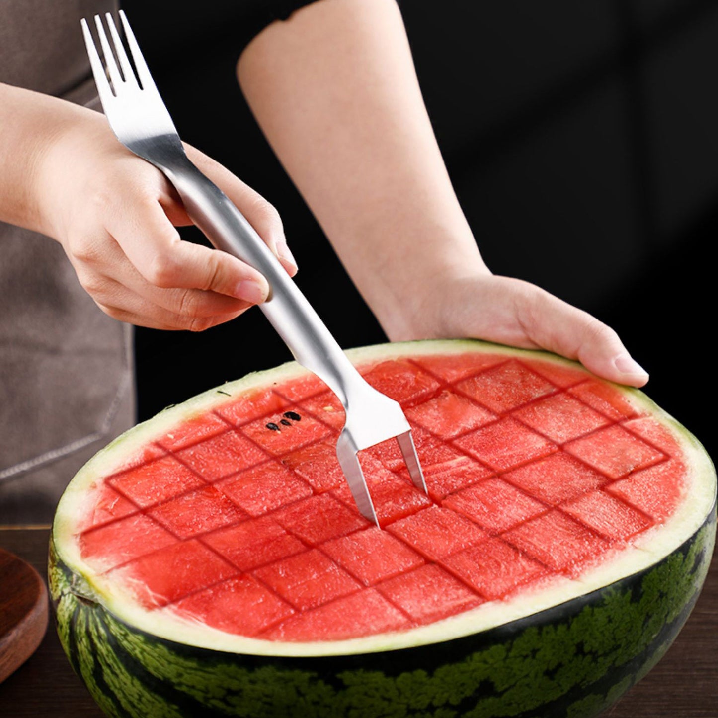 2 in 1 Watermelon cutter/fork