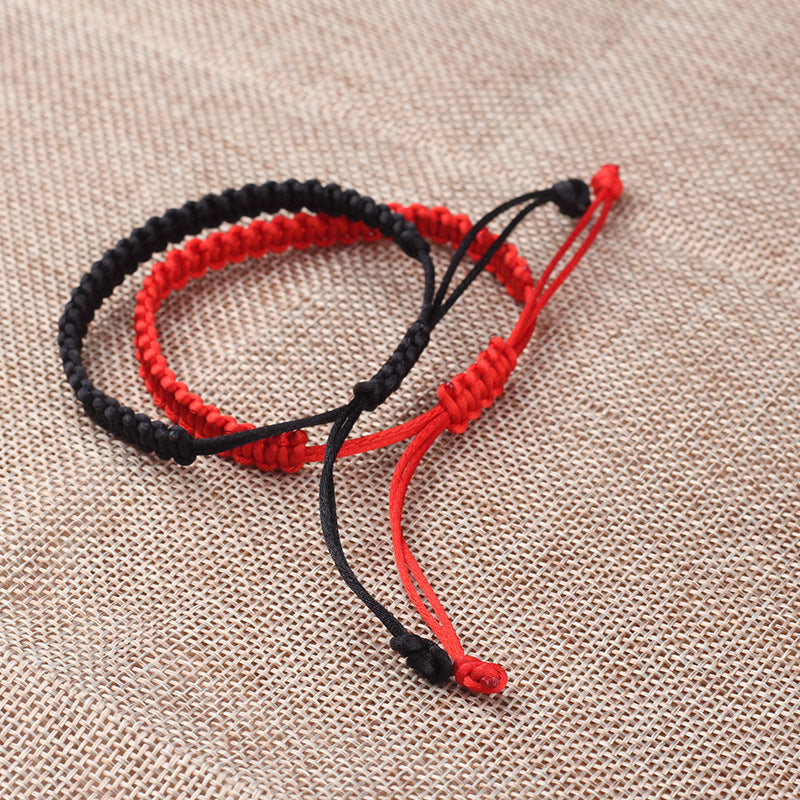 Simple Bracelet- Red/ Black