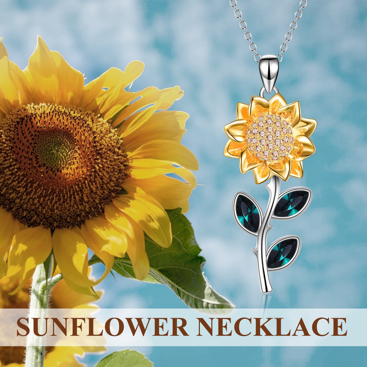 Sunflower Necklace