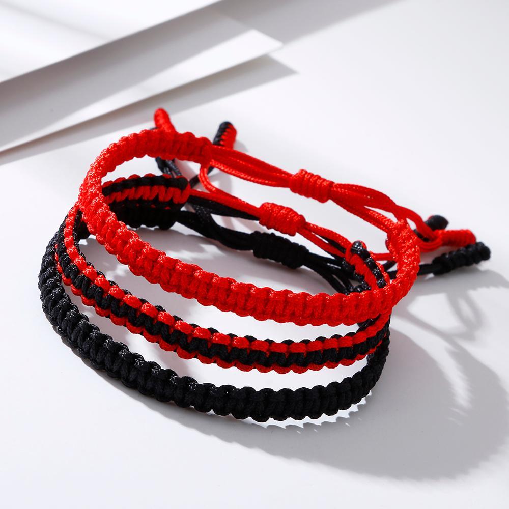 Simple Bracelet- Red/ Black
