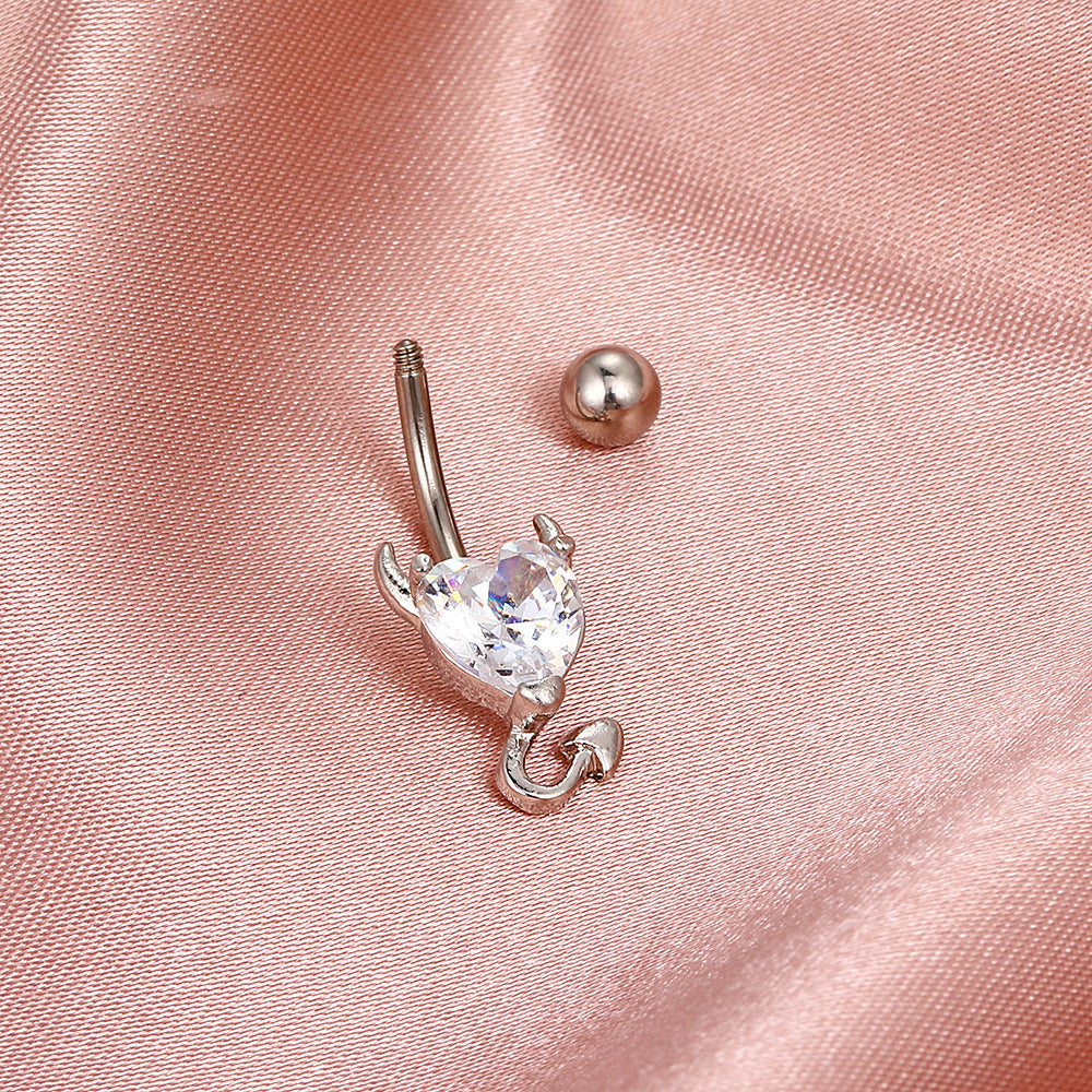 Daring Love Belly Button Ring