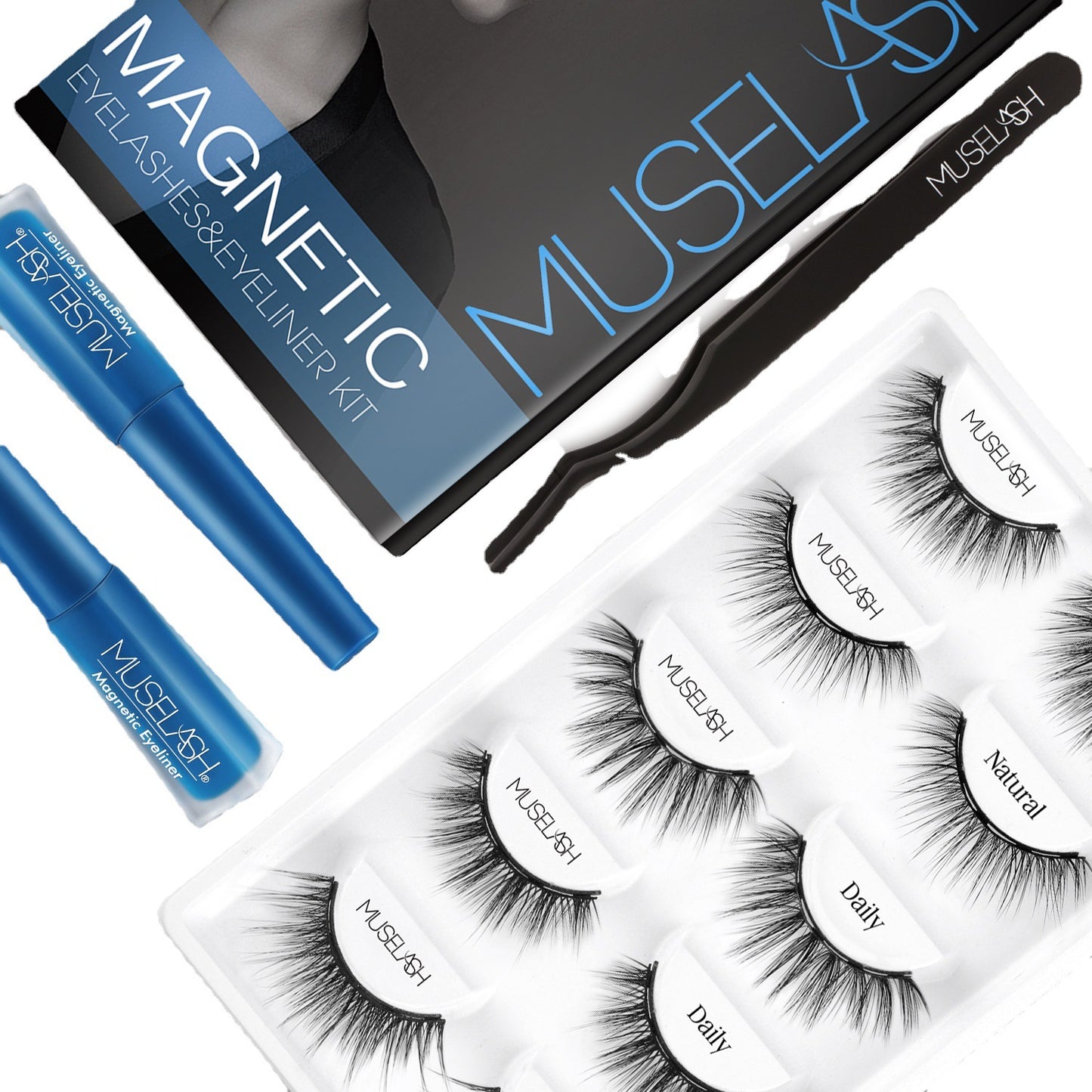 Magnetic Eyelash with Liquid