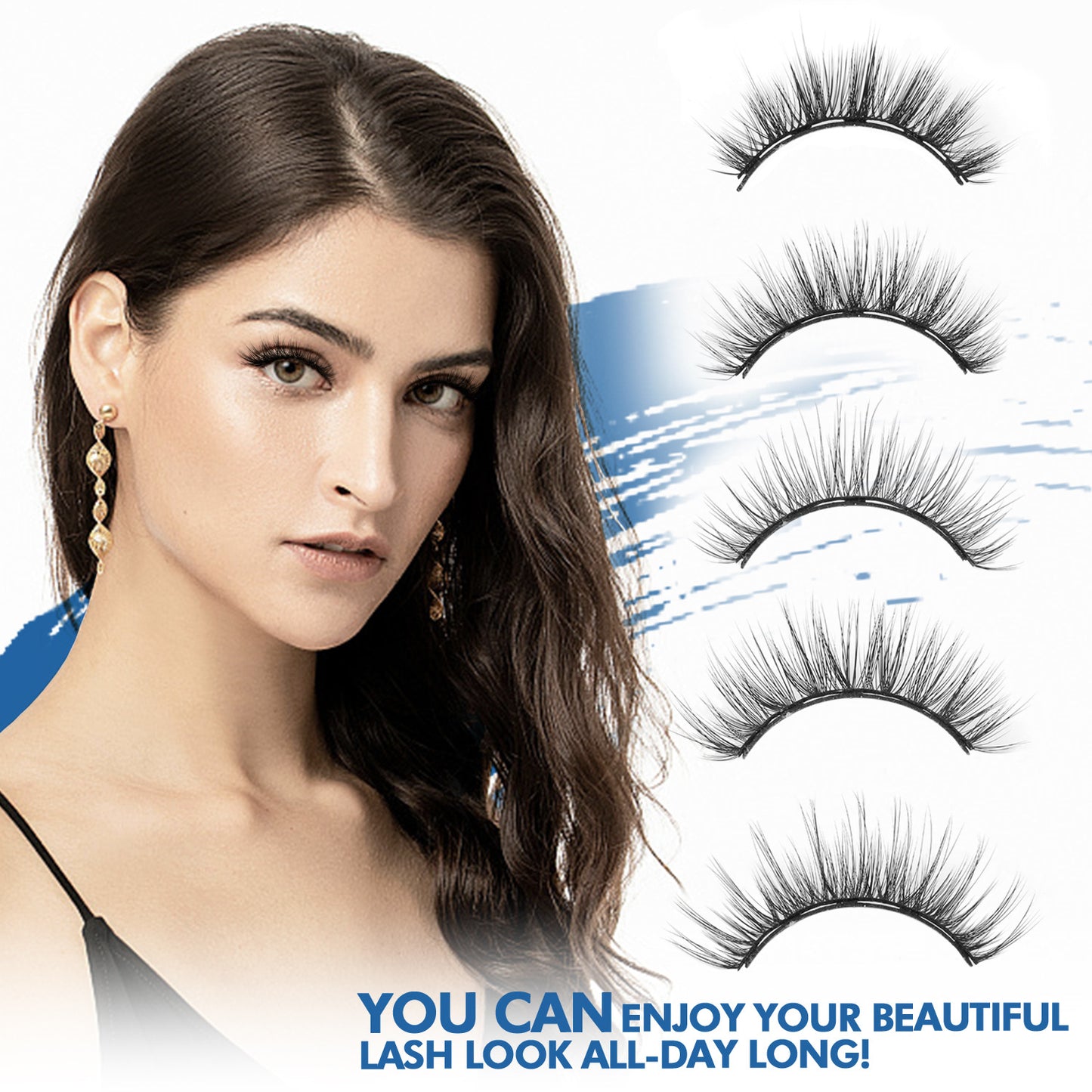 Magnetic Eyelash with Liquid
