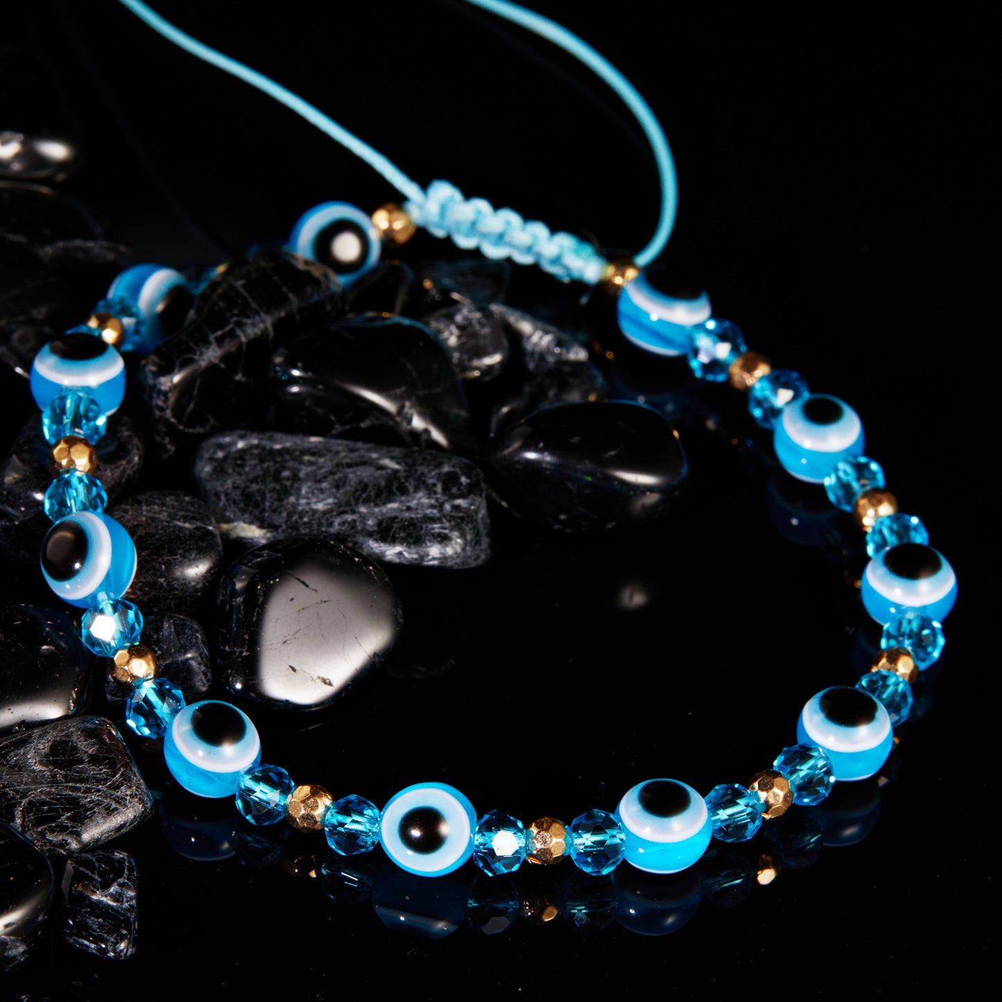 Crystal Eye Bead Bracelet