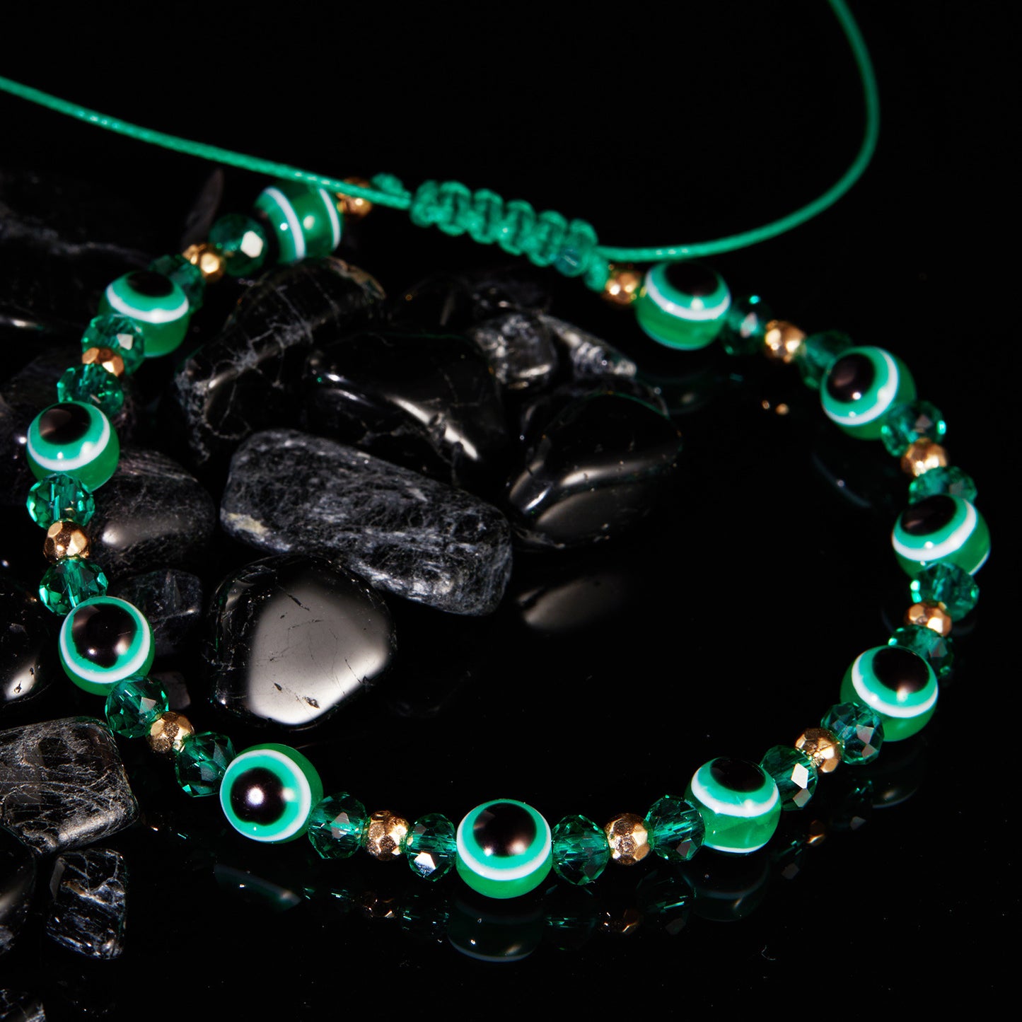 Crystal Eye Bead Bracelet