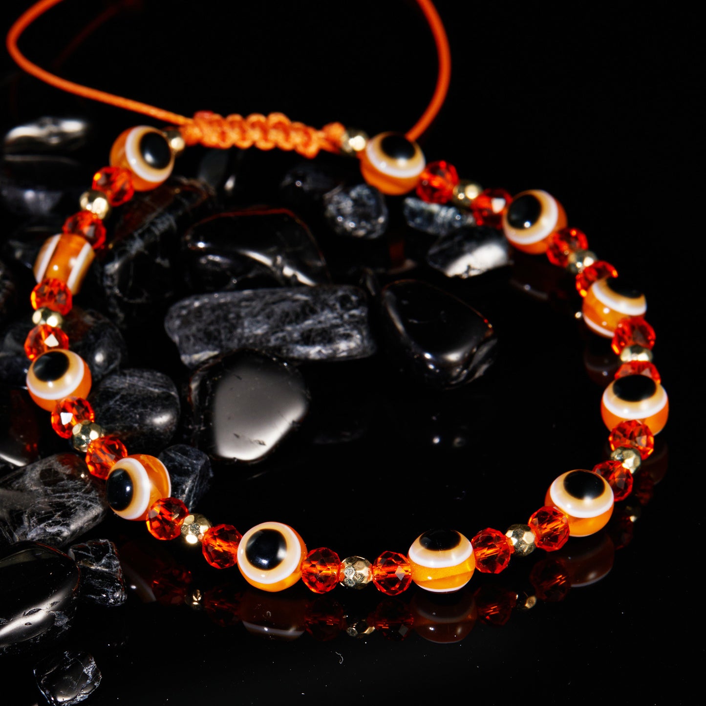 Crystal Eye Bead Bracelet