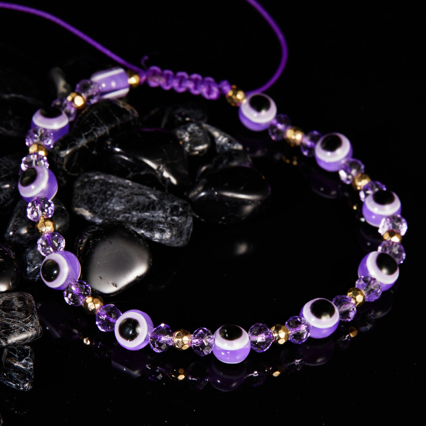 Crystal Eye Bead Bracelet