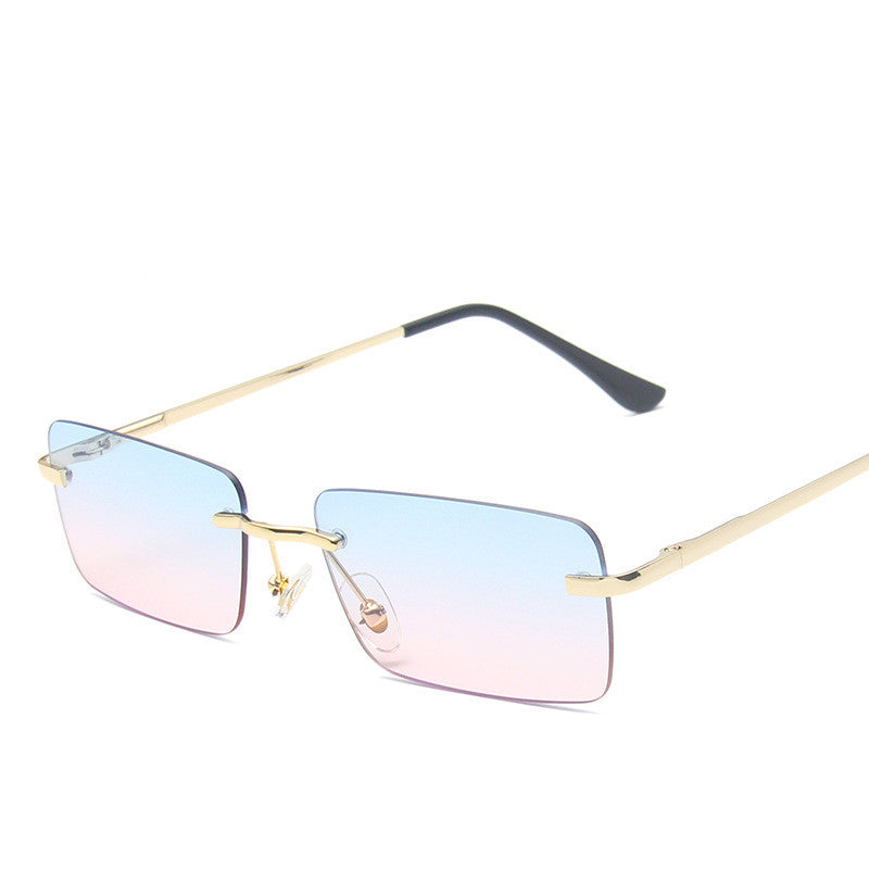 Square Rimless sunglasses