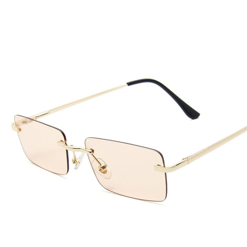 Square Rimless sunglasses