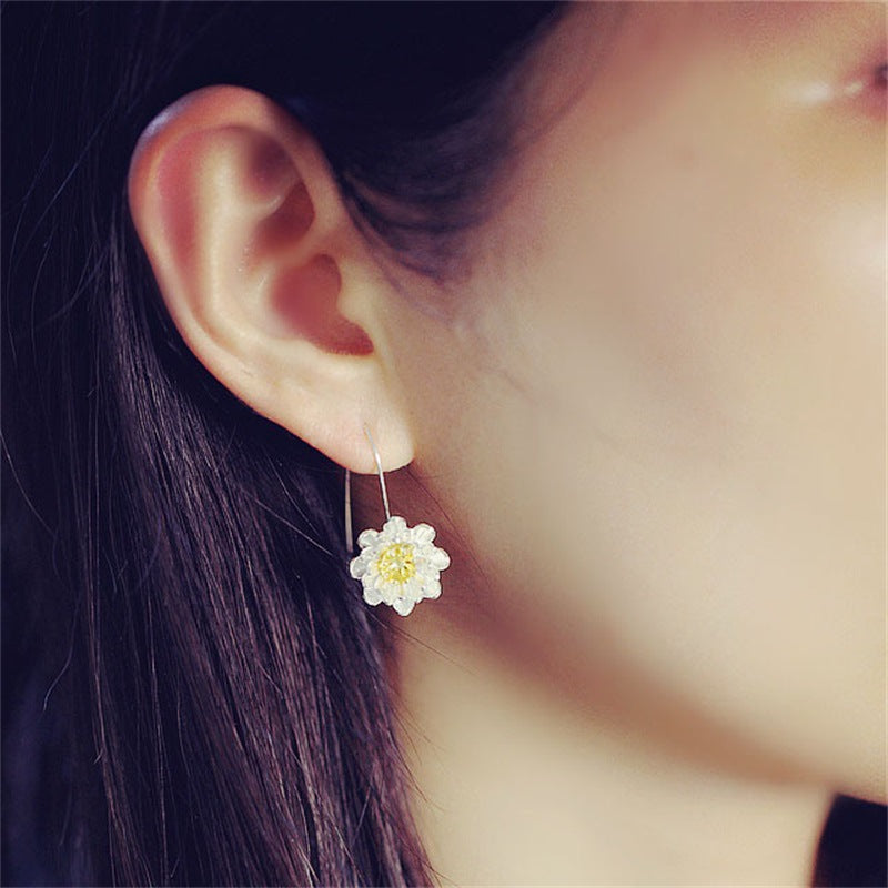 Lotus earrings