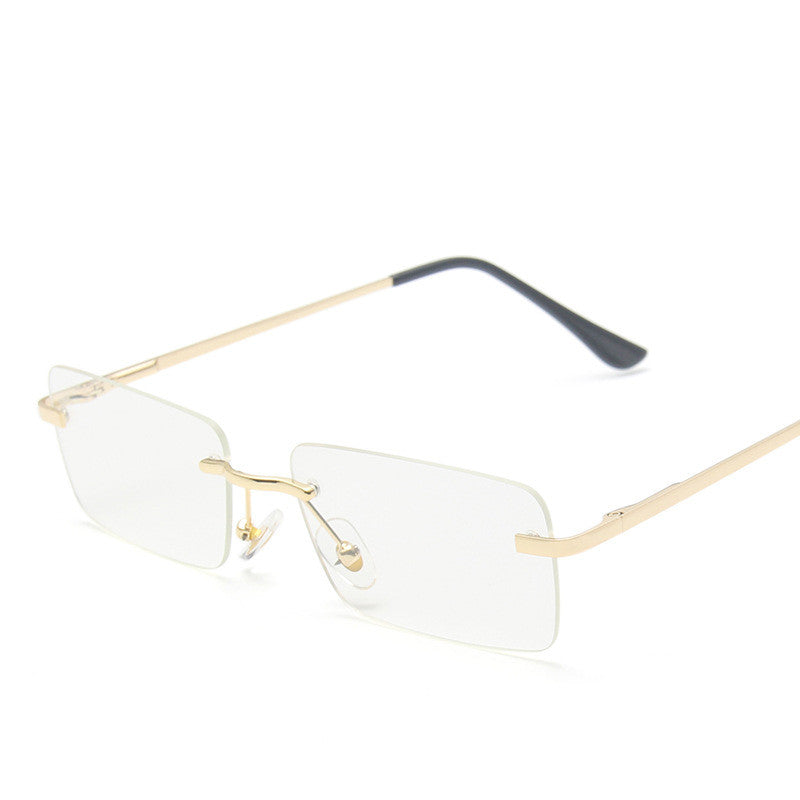 Square Rimless sunglasses