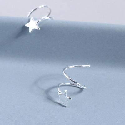 Sterling Silver Star Earring