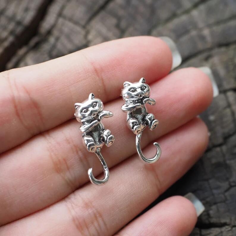 Frog or Cat Earrings