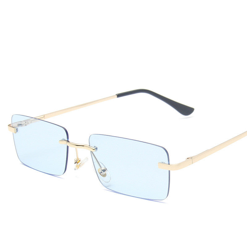 Square Rimless sunglasses