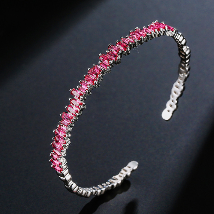 Luxury micro-inlaid zircon bracelet