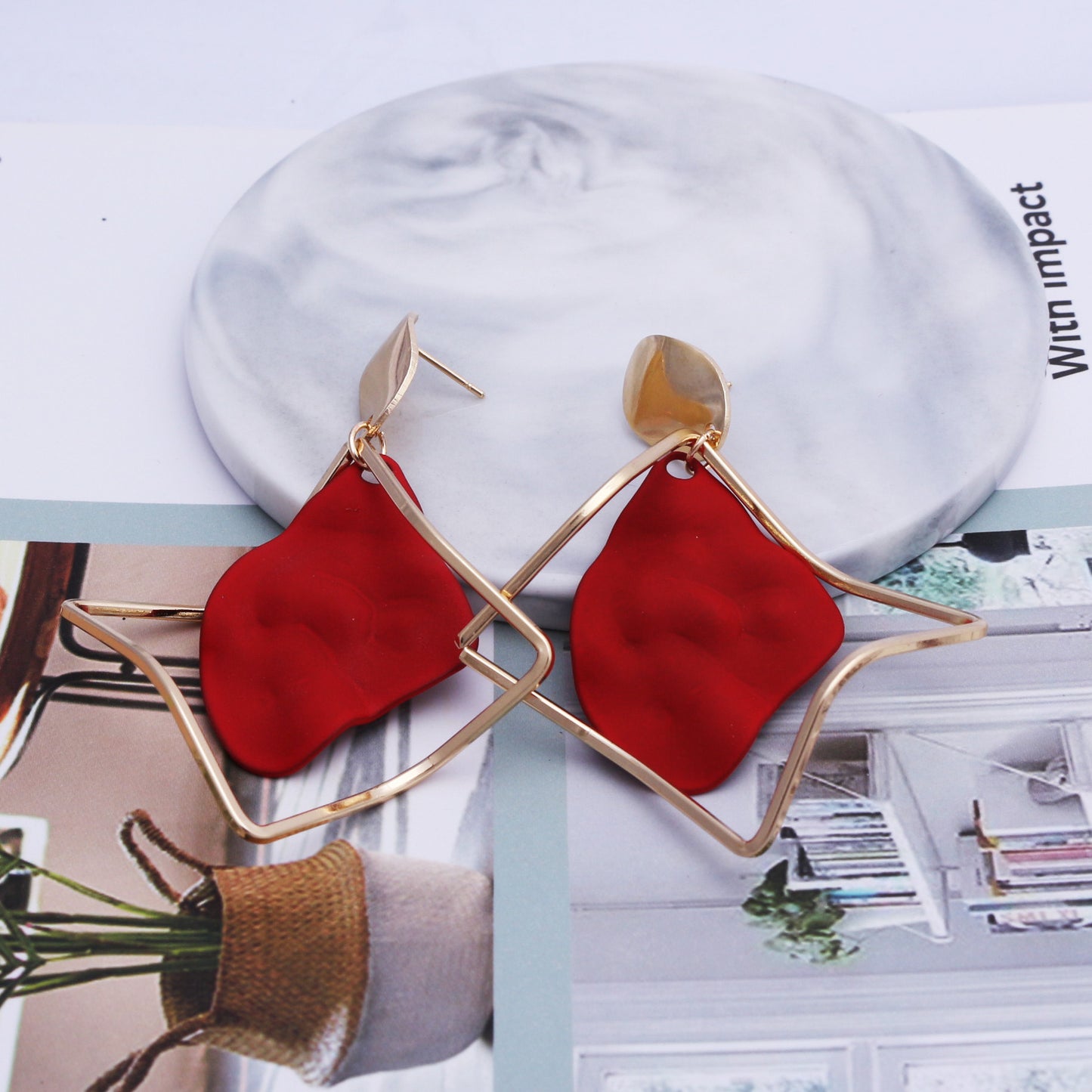 Geometric earrings