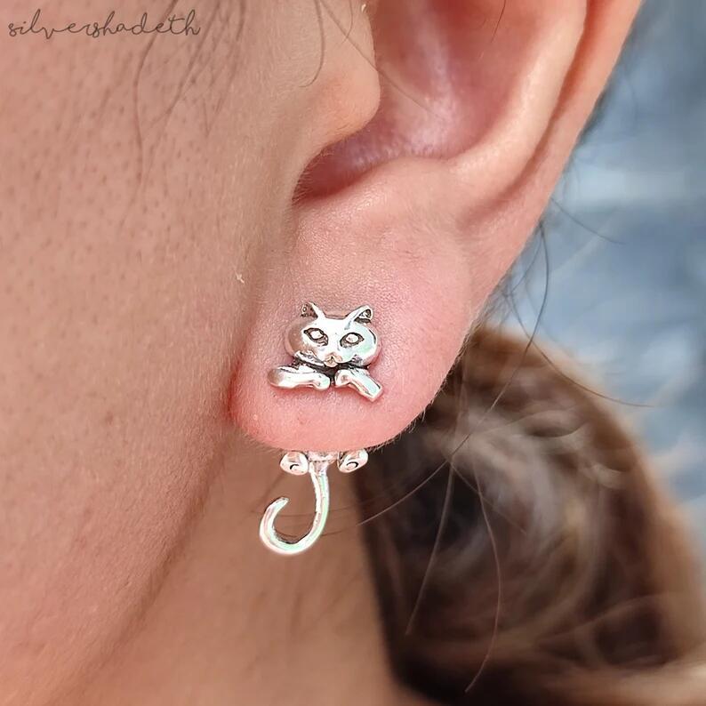 Frog or Cat Earrings