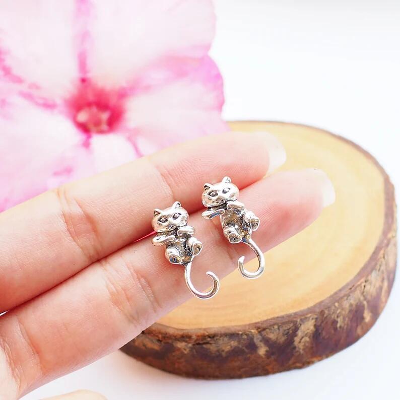 Frog or Cat Earrings