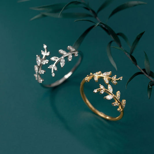 Leaf adjustable ring