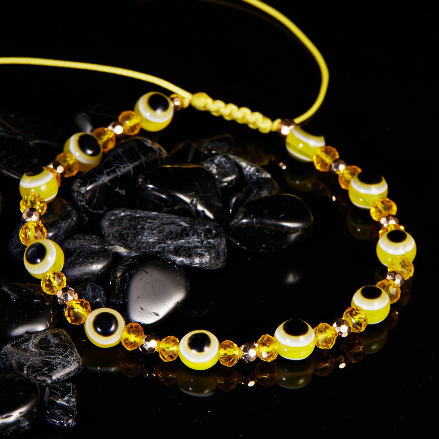 Crystal Eye Bead Bracelet