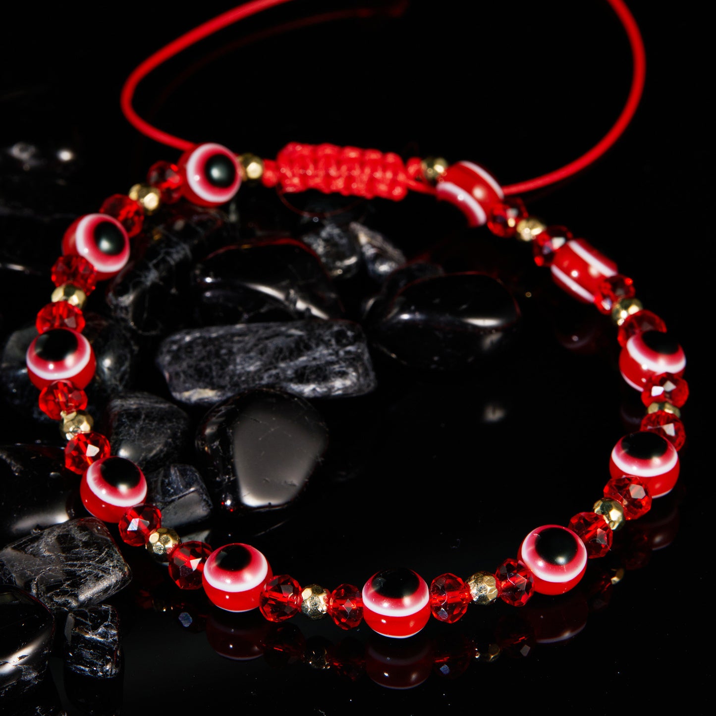 Crystal Eye Bead Bracelet